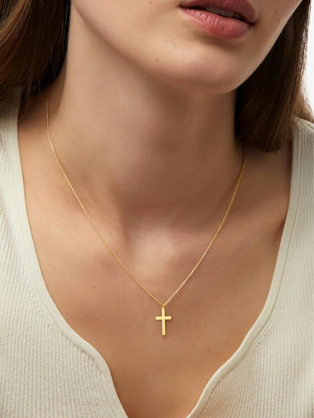 Layered Gold Necklaces for Women, Stackable Dainty 14K Gold Silver Plated Trendy - Picture 3 of 9
